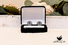 Load image into Gallery viewer, Rx Tie Pin and Cuff Link Set.
